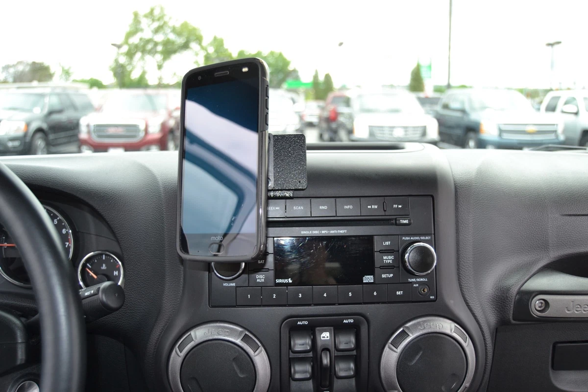 The PERFECT Phone Mount Without Power Windows Jeep Wrangler