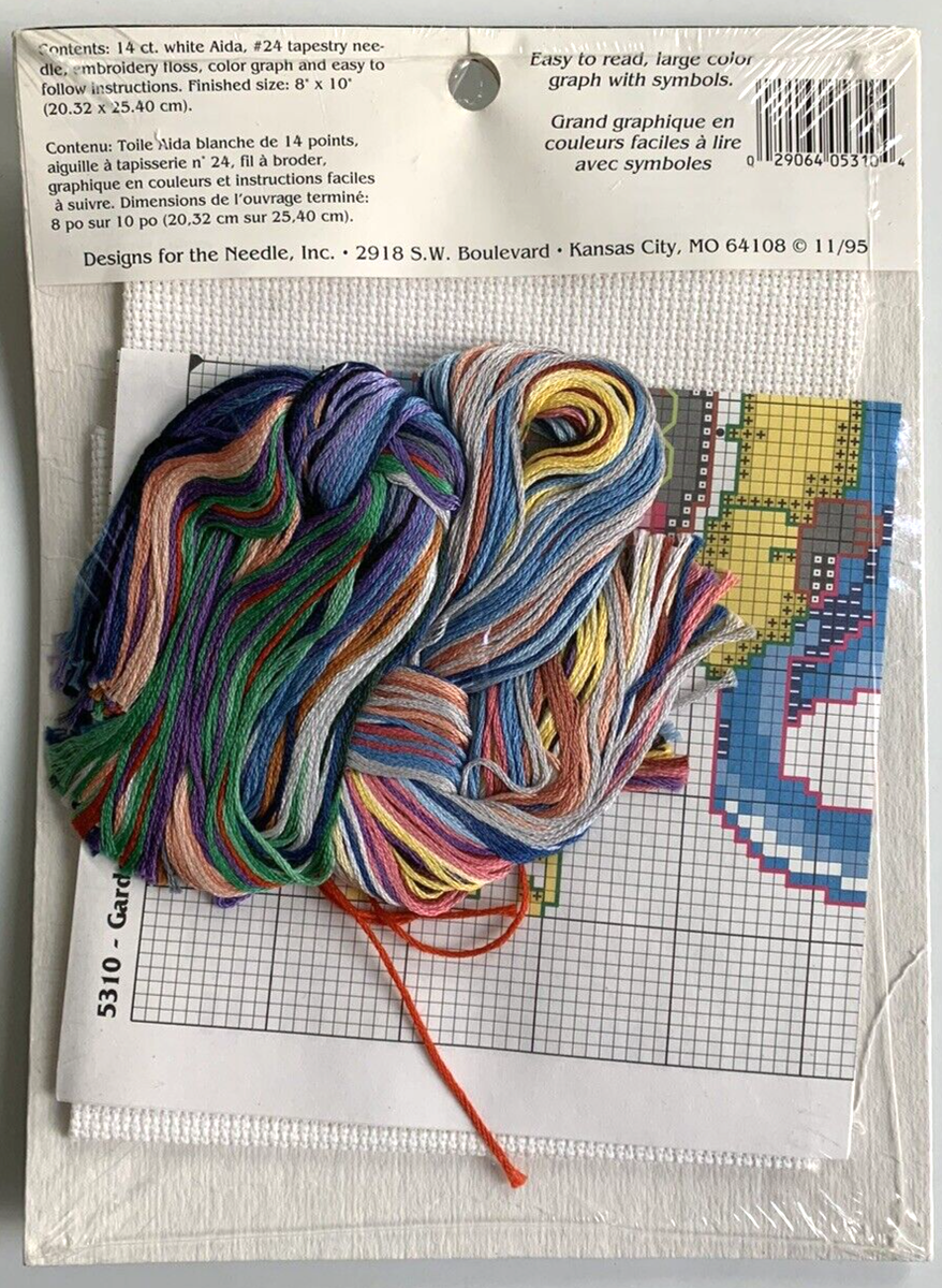 その他 yd Hometown Collection Cross Stitch Kit NIP 5310 Garden Surprise