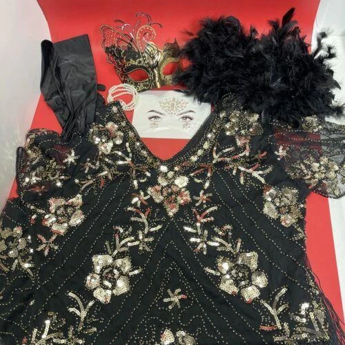 Máscara de resina Bauta y ropa 2 piezas hombre/mujer, mascarada - Imagen 6 de 12