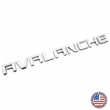 For Chevy Avalanche Door / Tailgate Badge 3D Logo Emblem Truck OEM Chrome Sport