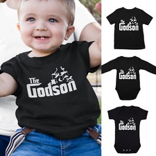 Boys THE GODSON T-Shirt or Baby Grow - Shower Christening Gift Outfit Birthday