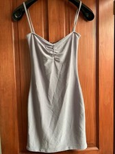 Prettylittlething dress Lilac With Glitter Size10 ,