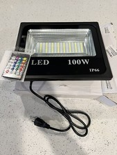 Nuoante 100W LED Flood Light Outdoor RGB Color Changing Smart Floodlights RGBW