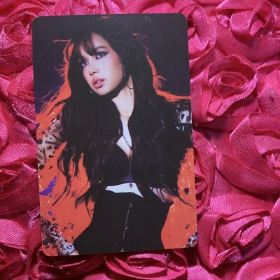 Lisa BLACKPINK Alter Dream KPOP Idol Goddess Photo Card Glam Fire