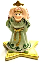 Fitz and Floyd- Moon Beams Taper candle Holder