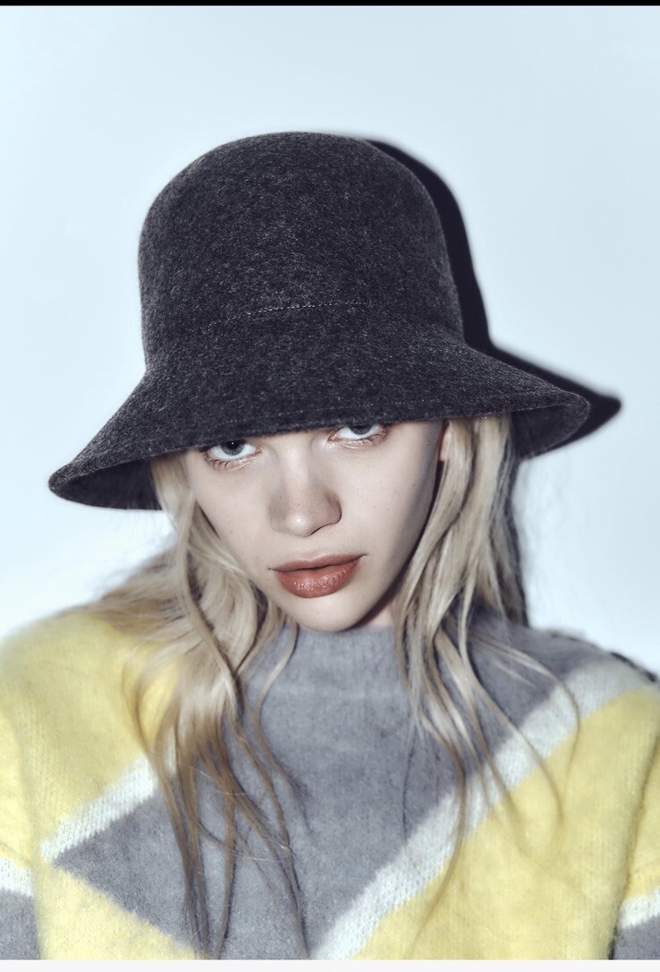 ZARA Wool Bucket Hat Zara SizeM wool blend bucket hat 98,0 main image 4