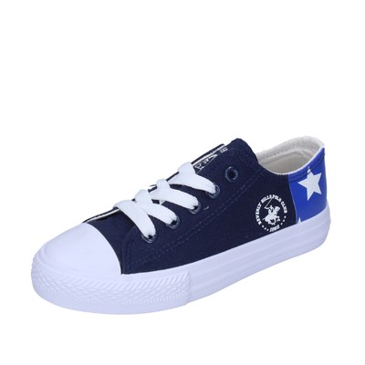 shoes boys BEVERLY HILLS POLO CLUB sneakers blue canvas BM763