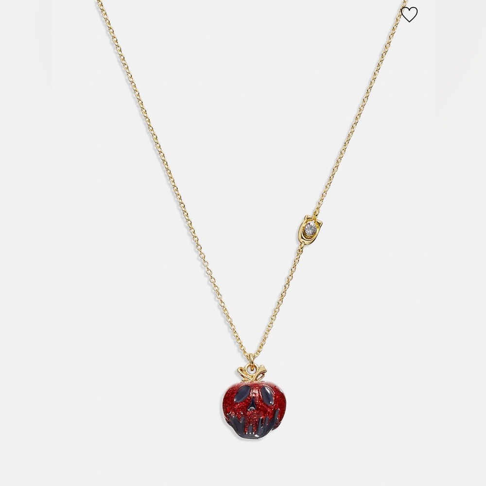 Disney x COACH Poison Apple キーホルダー NWT Disney X Coach Poison Apple Necklace | eBay