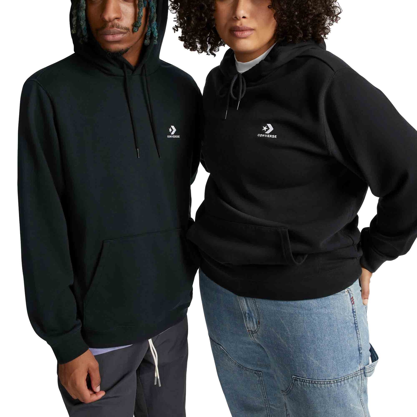 Кеды Converse Felpa con Cappuccio с вышитым звездным шевроном Nera Taglia из трески 11090₽