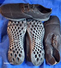 SANDSTORM Mens Size 43 Shoes BLACK Water Snickers