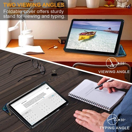 SMART COVER + SCHUTZGLAS FOLIE FÜR SAMSUNG GALAXY TAB A 10.1 T510 2019 HÜLLE -3 - Bild 26 von 30