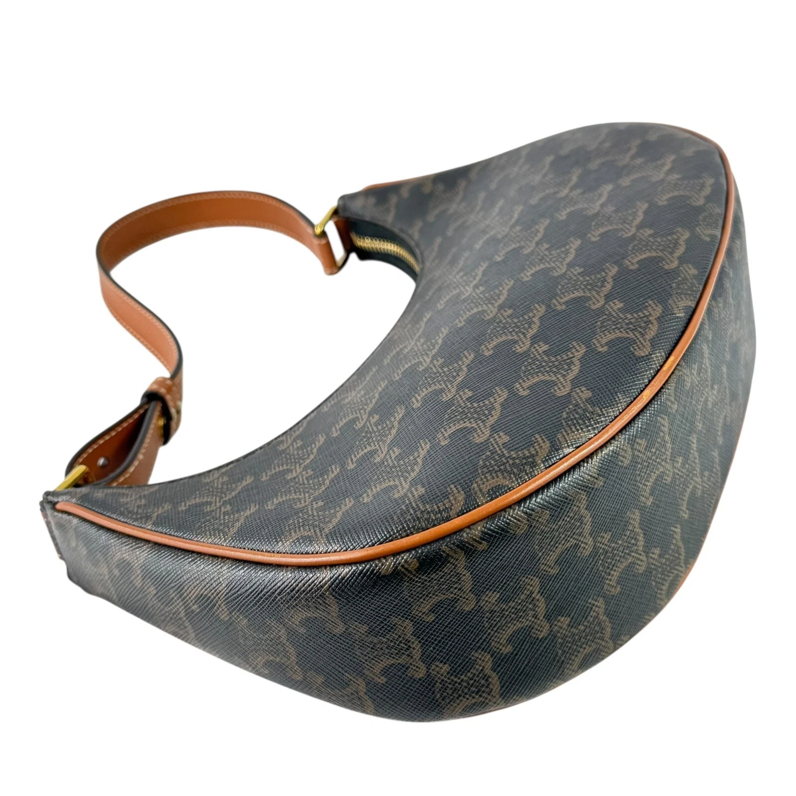 Borsa CELINE Ava in tela trionfo e pelle di vitello Made in Italy autenticata