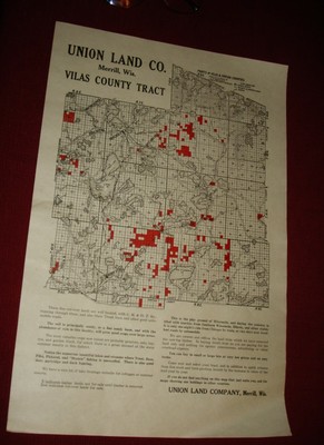 Vilas County Plat Map Antique Vilas County WI Plat MAP | eBay Vilas County Plat Map Antique Vilas County WI Plat MAP | eBay