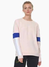 Nike Size XS M Women's Sportswear Logo Crew Neck Side Pockets Sweatshirt