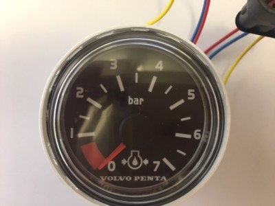 Volvo Penta Druck 7 bar 874908 neu verpackt original Volvopenta Manometer EVC,D1,D3