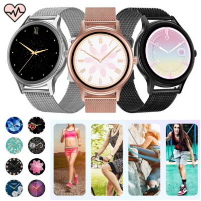 Women Smart Watch Girls Wristwatch Fitness Tracker Bluetooth Watch