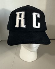 New Era RC Baseball Cap - Black - 7 1/4 - Made in USA - 6 Panel