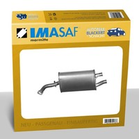 Imasaf Auspuff Endtopf + Anbauteile für Chevrolet Spark Sport 1.0+1.2+LPG 2010-