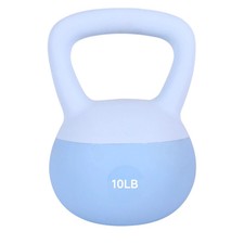 Leikefitness 10LB Soft Kettlebell Steel Shot Filled Exercise Weight for All