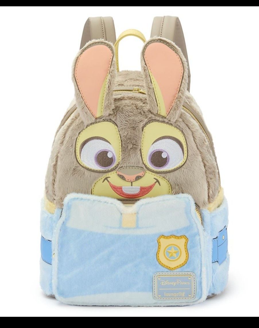 Disney Parks Loungefly Judy Hopps Fuzzy Mini Backpack  display picture 1