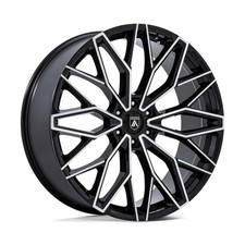 24 Asanti Black Ab050 Mogul 6 Gloss Black Machined Face 24x10 Wheel 6x135 30mm