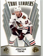 2021-22 SP Authentic Jonathan Toews True Leaders #TL-6 Chicago Blackhawks
