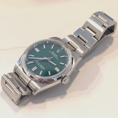 Rolex Oyster Perpetual 36 (OP36), 126000 - Green Dial - Mid-Late 2023 - Full Set