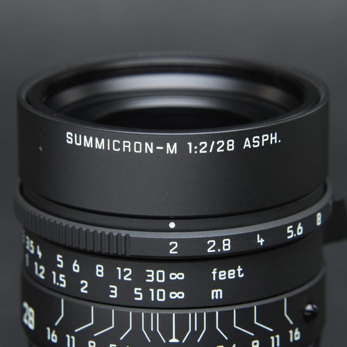 Leica Summicron M28mm F/2.0 ASPH Limited Matte Black Paint -MINT- #395 - Picture 8 of 12