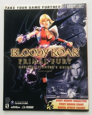 Bloody Roar Primal Fury Official Fighter's Guide Strategiebuch Nintendo Gamecube