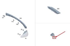 MERCEDES-BENZ EQS V297 Kennzeichenleuchte A0009069908 NEU ORIGINAL