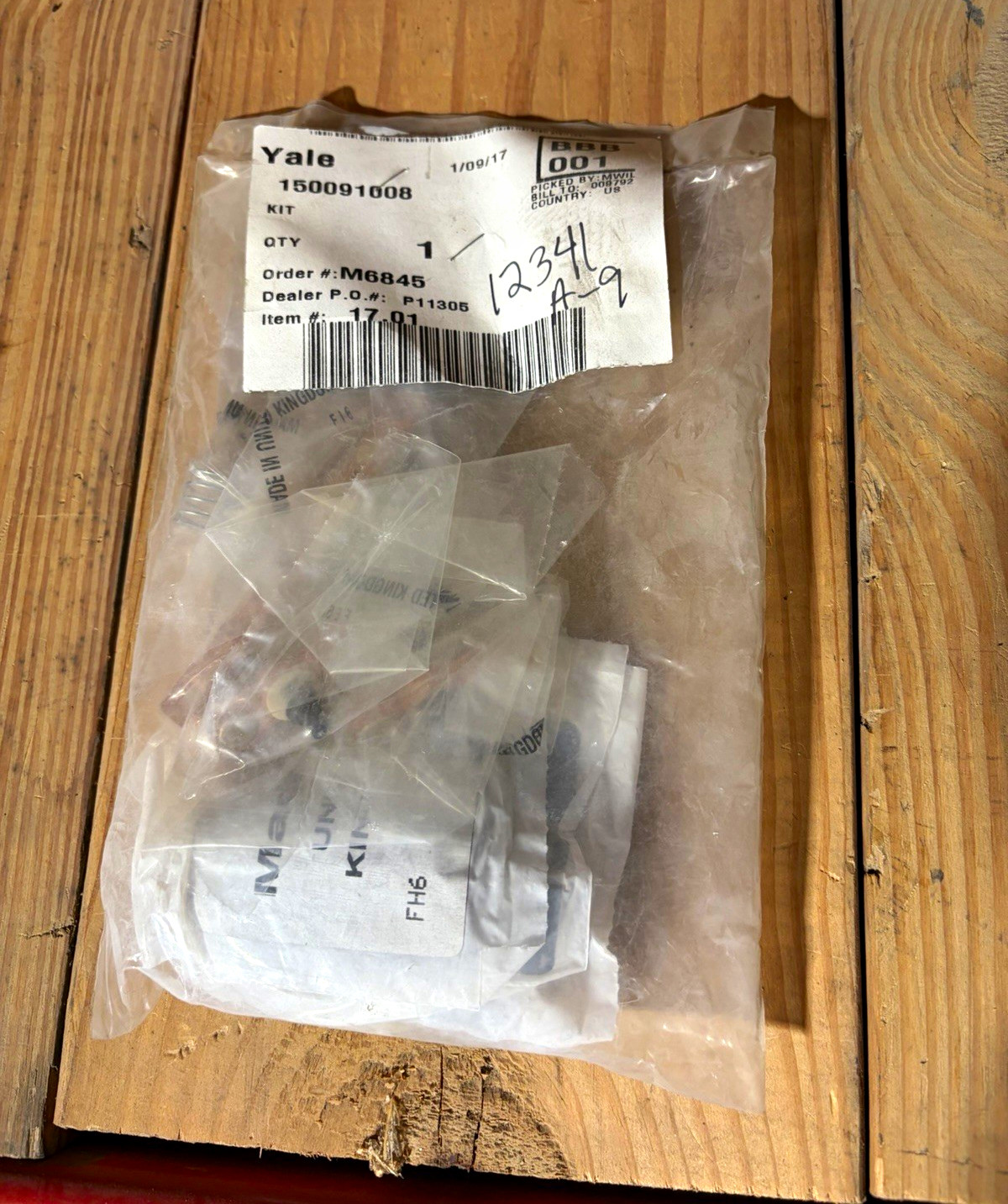 Yale Forklift Part Kit 150091008 Compatible With Yale Forklift 150091008