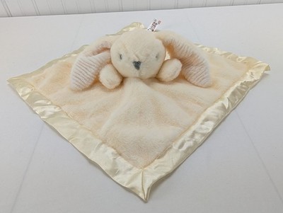 Linzy Baby Yellow Bunny Rabbit Lovey Security Blanket Plush Satin All Ages