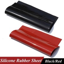 Silicone Film High Temp Thin Rubber Sheet Gasket Pad Super Black/Red Soft Mat
