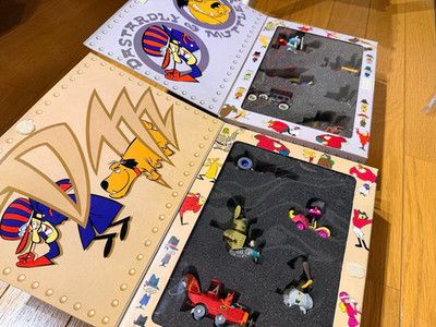 Hanna Barbera Wacky Races Machine Car Vol.1+2 Box