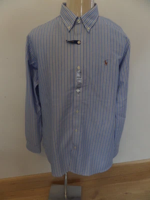 Genuine Polo Ralph Lauren Men’s Blue Classic Fit performance Oxford shirt BNWT - Image 1 of 4