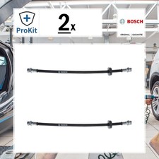 2x ORIGINAL® Bosch 1 987 481 B92 Bremsschlauch Vorne für Alfa Romeo GIULIA