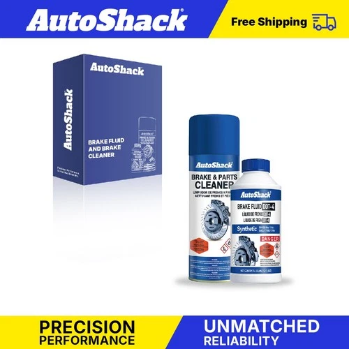 Brake Fluid DOT 3 DOT 4 & Brake Cleaner Kit Synthetic Non-Chlorinated 12oz 10oz