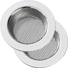 LASSHSWA 2 PCS Kitchen Sink Strainer Stainless Steel, Kitchen Sink Drain Straine