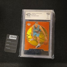 1999 Upper Deck Ovation Mike Bibby Rookie Card Bccg 10