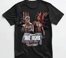Jake Paul Vs Anthony Joshua Boxing T Shirt New S-5XL 🥊 Tee 2025