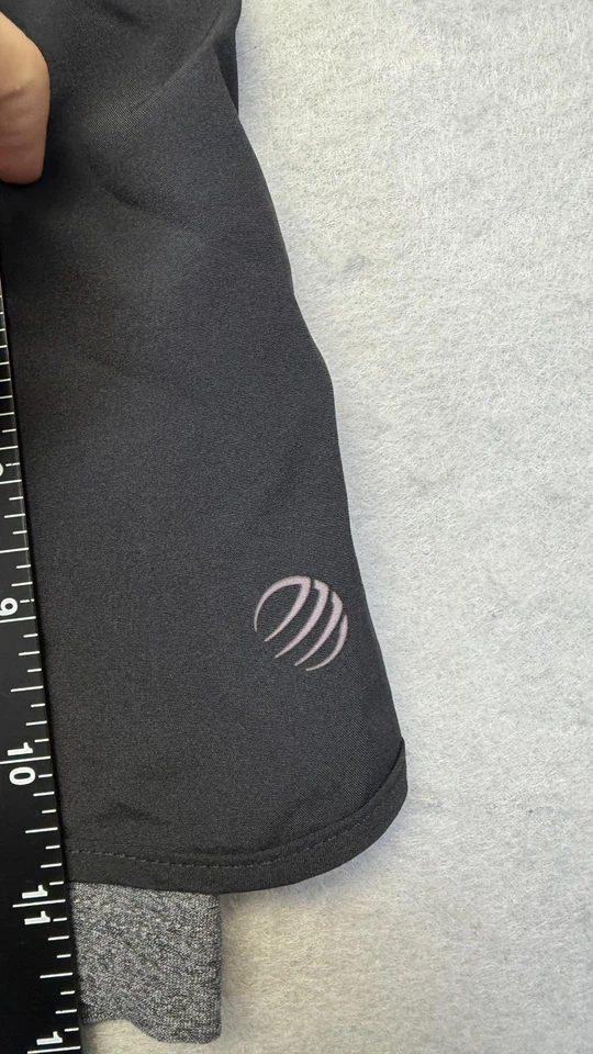 Pantalones Cortos MPG Para Mujer Grandes Negros Gris Rendimiento Atlético Elastizado Forro Correr Foto 4 de 4