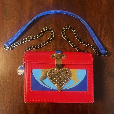 Disney Descendants ''Good & EVIE'' Crossbody Heart Evil Queen Studded Purse