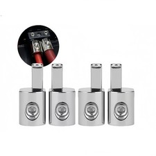 4Pcs ILL Customz Offset Power and Ground 1/0 Gauge to 4 Gauge Amp Input Reducers