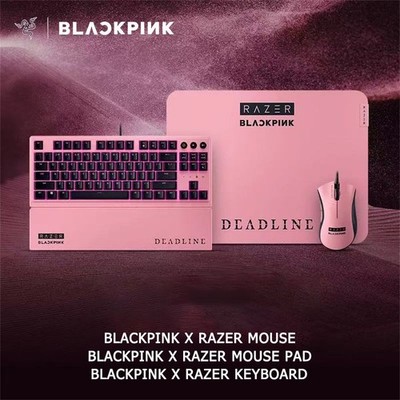 Razer x BLACKPINK DeathAdder Gaming Mouse & Mechanical Keyboard & Mouse Pad