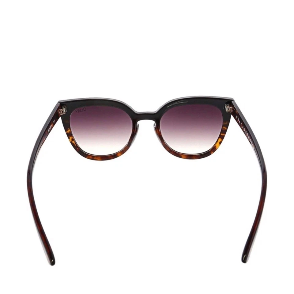 RARE Quay Australia Noosa Cat Eye Tortoise Shell Sunglasses Black Gradient Ombre - Image 4 of 4