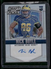 NICK BOYLE 2015 Panini Prizm Collegiate Draft Picks Silver Rookie Auto #228