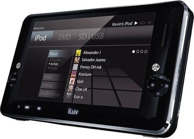iLuv i1166 8.9in Portable Multimedia DVD Player for iPod, Black (2010)