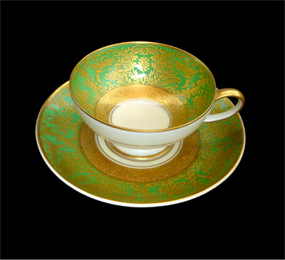 Espressotasse mit Unterteller Rosenthal Winifred sehr guter Zustand