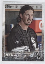2015 Topps Update SP Photo Variation Jeff Samardzija (In Dugout) #US161 1k9