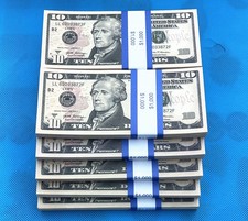 1,000 Pieces Of 10 Bills Prop Replica Money for Movies, Parties, Tik Tok,